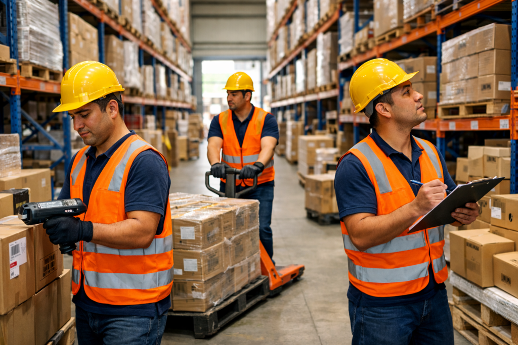 Trabajo de bodega y logística en Chile: qué hace un operario y cómo capacitarse 3 4. Condiciones de trabajo turnos esfuerzo fisico y ambiente