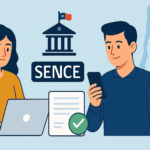 Ilustración de persona estudiando en el computador sobre cursos gratuitos del gobierno en Chile con certificado