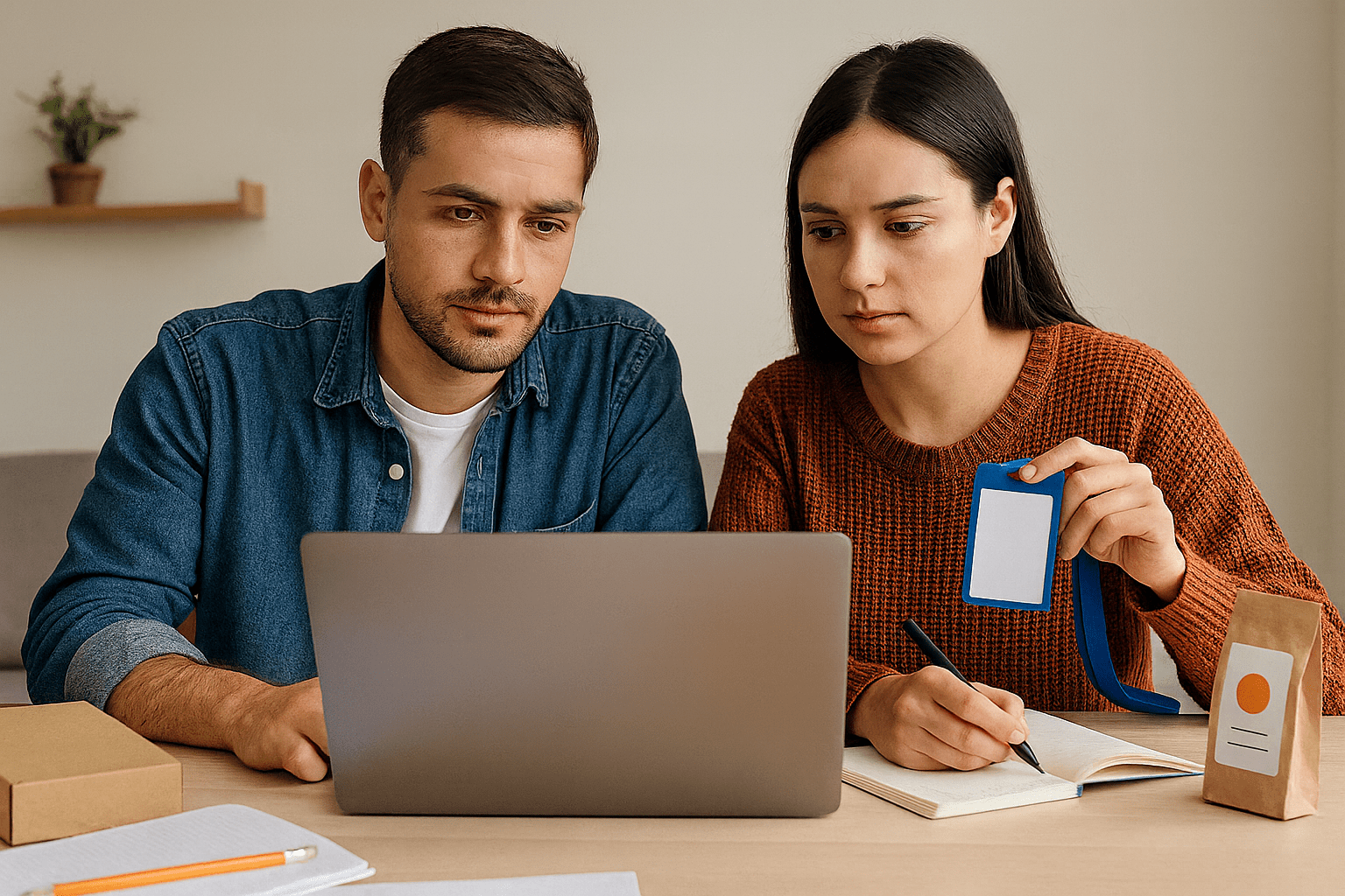 Cursos gratuitos por área y oficio en Chile: qué aprender según el trabajo que buscas 1 Dos personas chilenas revisando en un notebook distintos cursos gratuitos por área y oficio para mejorar su trabajo en Chile.