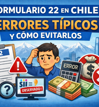 Formulario 22 en Chile: errores típicos y cómo evitarlos, guía del F22 del SII