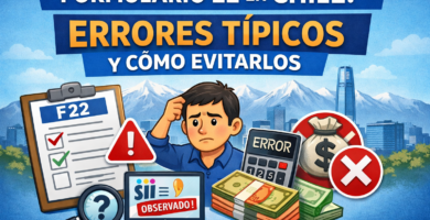 formulario 22 en chile: errores típicos y cómo evitarlos (guía simple) 5 Formulario 22 en Chile: errores típicos y cómo evitarlos, guía del F22 del SII