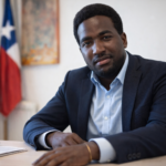 Stevenson Jacques en oficina, en imagen horizontal para página de extranjería en Chile